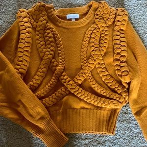 Ronny Kobo Cable Sweater 